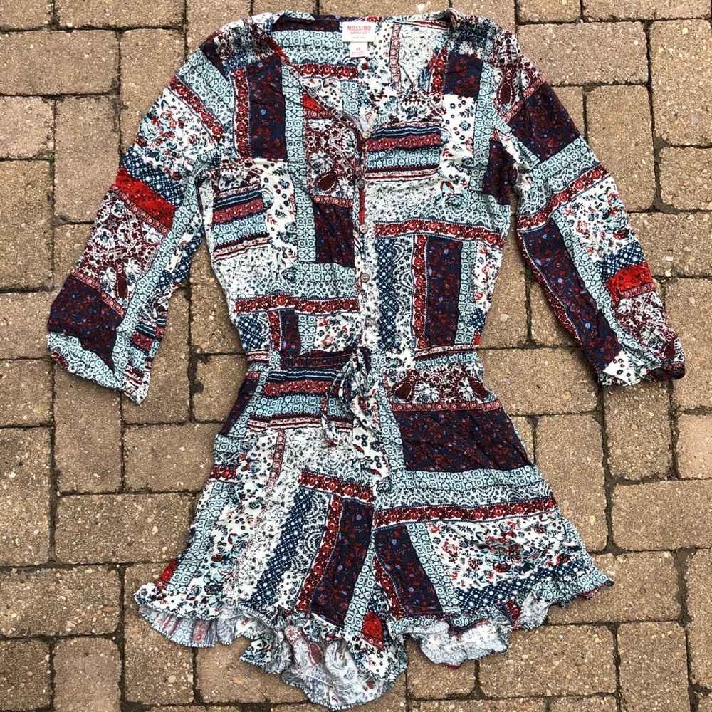 Mossimo Patterned Romper